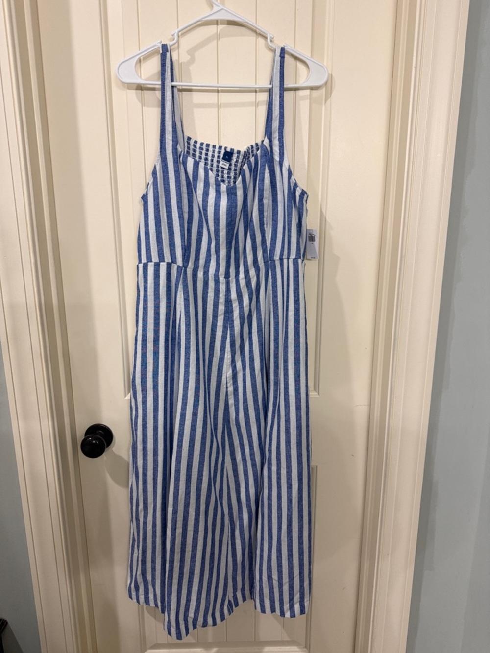 Old Navy Blue and White Striped Sundress